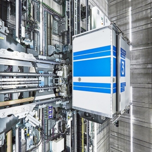 تصویر - مولتی، اولین آسانسور افقی-عمودی بدون طناب دنیا - معماری