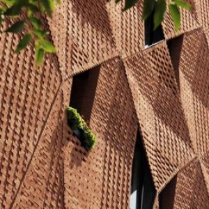 تصویر - بافت بصری و متریال سنتی در پروژه سایه پود  - معماری