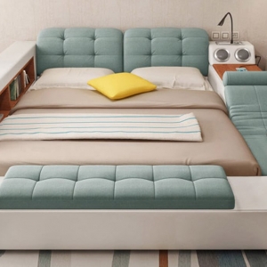 تصویر - تخت خوابی چند منظوره با گجت ها و فضای زیاد - معماری