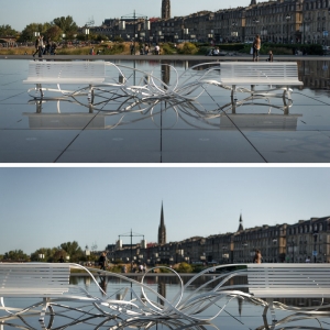 تصویر - نیمکتهایی به شکل اسپاگتی در Bordeaux فرانسه - معماری