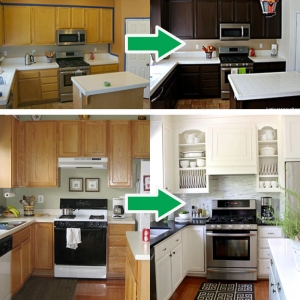 عکس - نمونه های جالب توجه از قبل و بعد از بازسازی آشپزخانه
