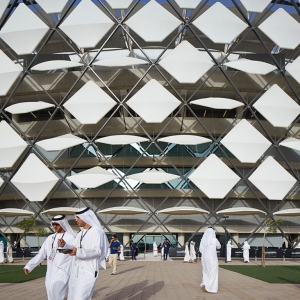 تصویر - استادیوم Hazza Bin Zayed , اثر تیم طراحی Pattern Design , امارات متحده عربی - معماری