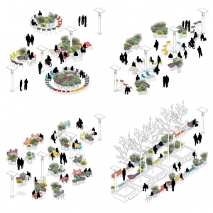 تصویر - طراحی مبلمان شهری با الهام از صور فلکی , City3 و Atelier Starzak Strebicki و Laura Muyldermans , بلژیک - معماری