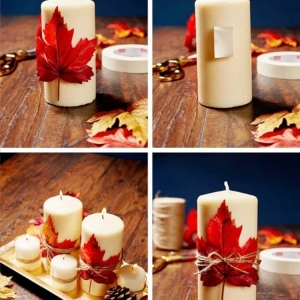 تصویر - ۳۲ ایده شمع آرایی برای رویایی و صمیمی تر کردن فضای خانه - معماری
