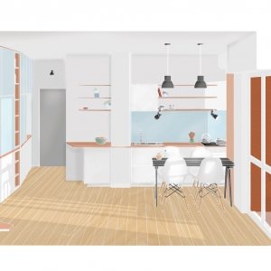تصویر - طراحی متفاوت آپارتمانی کوچک در Liguria ایتالیا - معماری