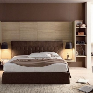 تصویر - ایده های طراحی دیوار پشت تختخواب - معماری