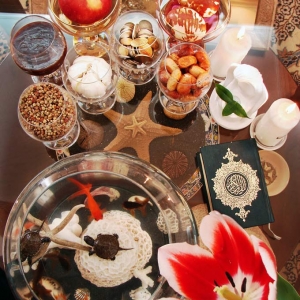 تصویر - انواع ظروف مورد استفاده در سفره هفت سین ایرانی - معماری