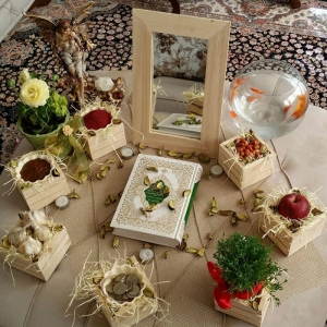 تصویر - انواع ظروف مورد استفاده در سفره هفت سین ایرانی - معماری