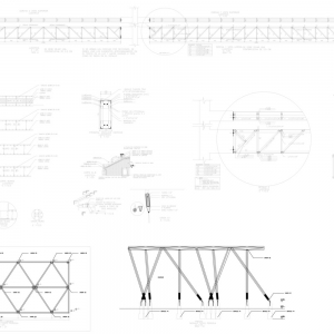 تصویر - 30 پلان،مقطع و جزئیات از ساختمانهای پایدار - معماری