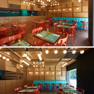 تصویر - نمای شاخص رستورانی در برزیل - معماری