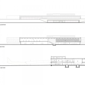 تصویر - فرودگاهها:نمونه هایی در پلان و مقطع - معماری