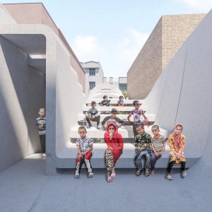 تصویر - درنگ گاه جوادیه ( Javadieh Pavilion ) , اثر تیم طراحی کاترین اسپریدونف ، رضا دانشمیر , تهران  - معماری