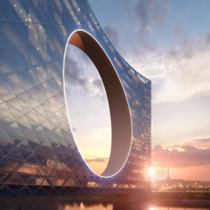 تصویر - Tower of the Sun , اثر تیم طراحی  Fundamental Architects و Omega Render , قزاقستان - معماری