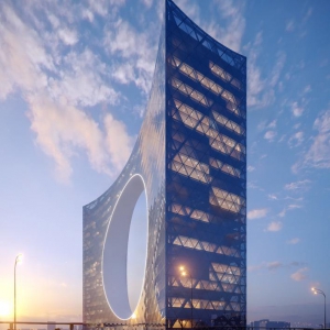 تصویر - Tower of the Sun , اثر تیم طراحی  Fundamental Architects و Omega Render , قزاقستان - معماری