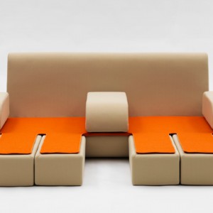 تصویر - مبلمان چندمنظوره Versatile Sofa ، اثر طراح فرانسوی Matali Crasset - معماری