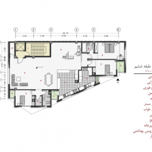 تصویر - ساختمان مسکونی آوینی , اثر دفتر معماری هرم , قم - معماری