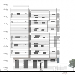 تصویر - ساختمان مسکونی آوینی , اثر دفتر معماری هرم , قم - معماری