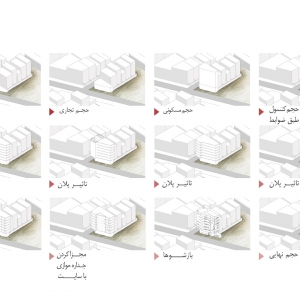 تصویر - ساختمان مسکونی آوینی , اثر دفتر معماری هرم , قم - معماری