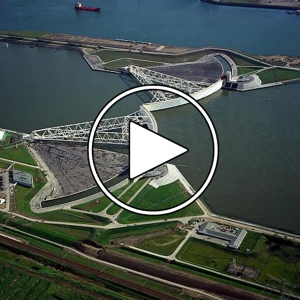تصویر - عظیم ترین آب‌بند ساحلی جهان در هلند - معماری