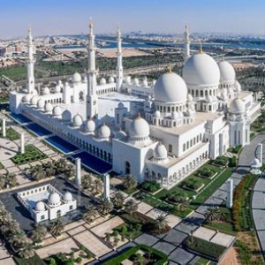 تصویر - سومین مسجد بزرگ جهان , مسجد شیخ زاید , امارات متحده عربی - معماری