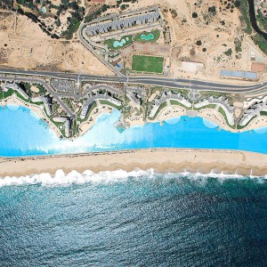 تصویر - عمیق ترین و طولانی ترین استخر دنیا در هتل San Alfonso Del Mar ، شیلی - معماری