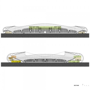 تصویر - استادیوم فوتبال آرنا بوریسوف ( Arena Borisov ) , اثر تیم طراحی OFIS Architects , بلاروس  - معماری