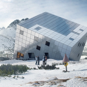 تصویر - اقامتگاه کوهستانی Cuboidal Mountain Hut , اثر آتلیه معماری Atelier 8000 , اسلواکی - معماری