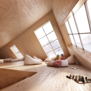 تصویر - اقامتگاه کوهستانی Cuboidal Mountain Hut , اثر آتلیه معماری Atelier 8000 , اسلواکی - معماری