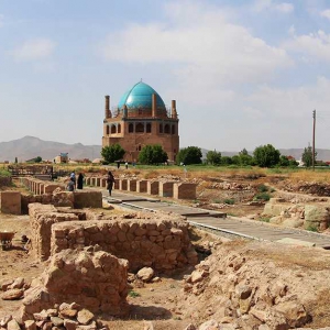 تصویر - گنبد سلطانیه , سومین گنبد بزرگ جهان , زنجان - معماری