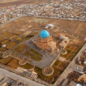 تصویر - گنبد سلطانیه , سومین گنبد بزرگ جهان , زنجان - معماری