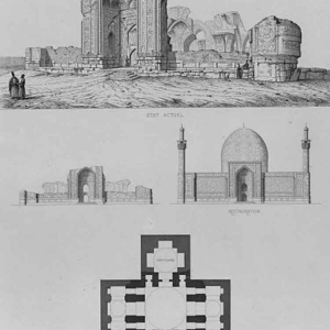 تصویر - معماری‌ منحصربه‌ فرد مسجد کبود ( مسجد جهانشاه ) , تبریز - معماری