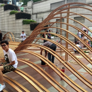 تصویر - اینستالیشن شهری Flexible Landscape , اثر تیم طراحی GOA Architects , چین  - معماری