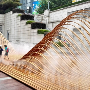 تصویر - اینستالیشن شهری Flexible Landscape , اثر تیم طراحی GOA Architects , چین  - معماری