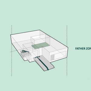 تصویر - خانه پدر و دختر ( Father and Daughter House ) , اثر افشین خسرویان و همکاران , مشهد - معماری