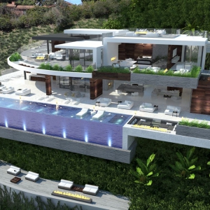 تصویر - ویلا 90210 , آمریکا , کالیفرنیا , بورلی هیلز ( Beverly Hills ) - معماری