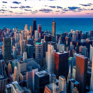 تصویر - نگاهی به شیکاگو ( Chicago ) , در دوران تعطیلی بر اثر کرونا ویروس  - معماری