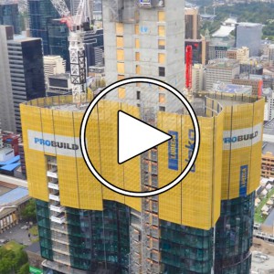 تصویر - تایم لپس ساخت Aurora Melbourne Central ، سپتامبر 2019 - معماری