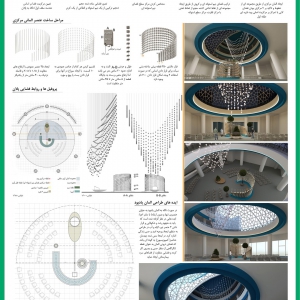 تصویر - اعلام نتایج و نمایش تصاویر آثار برتر مسابقه طراحی عنصر مرکزی سرسرای بانو هنگامه هاشمی - معماری