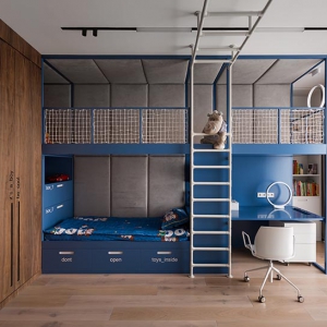 تصویر - طراحی اتاق خواب کودک با تجهیزات هیجان انگیز - معماری