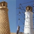 عکس - پاکسازی نمای منار مسجد پامنار , جوابیه میراث فرهنگی