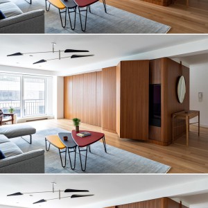 تصویر - اجرای تلویزیون مخفی در آپارتمانی واقع در نیویورک - معماری