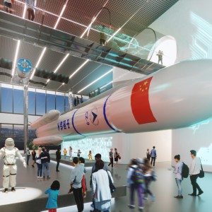 تصویر - موزه علم و فناوری , اثر تیم طراحی زاها حدید (Zaha Hadid Architects) , چین - معماری