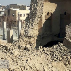 تصویر - تخریب شبانه برج تاریخی چمگردان لنجان - معماری