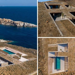 عکس - خانه تقریبا نامرئی واقع در دامنه کوهی در جزیره Serifos یونان