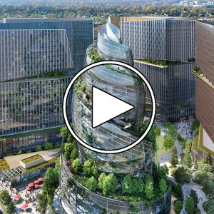 تصویر - دفتر مرکزی جدید  2.5 میلیاردی آمازون (Amazon) - معماری