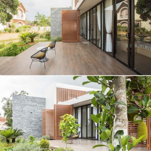 تصویر - ایجاد کریدور نیمه باز توسط صفحات فلزی خانه ای در ویتنام - معماری