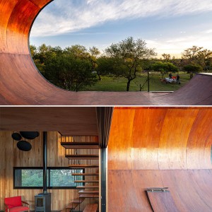 تصویر - طراحی رامپ اسکیت برد در تراس خانه ای در آرژانتین - معماری
