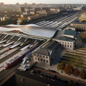 تصویر - مدرن‌سازی ایستگاه راه‌آهن ویلنیوس ، اثر معماران زاها حدید - معماری