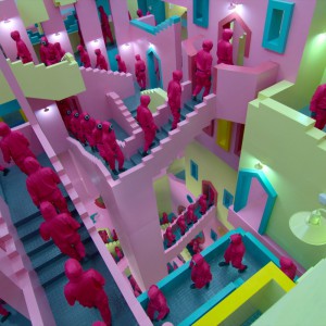 تصویر - نگاهی به طراحی صحنه سریال Squid Game - معماری