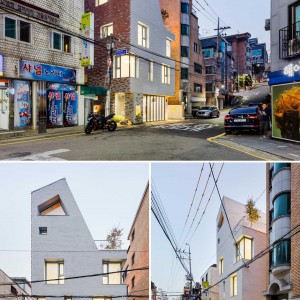 تصویر - نمای آجری ساختمانی در سئول کره جنوبی - معماری